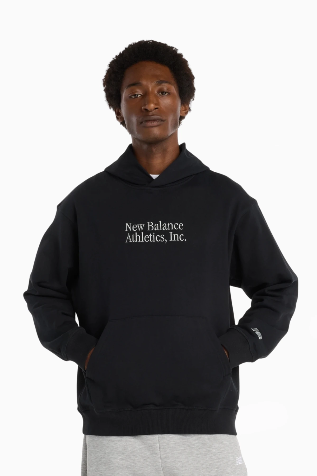 Bluza z kapturem New Balance Athletics Classics - Czarny