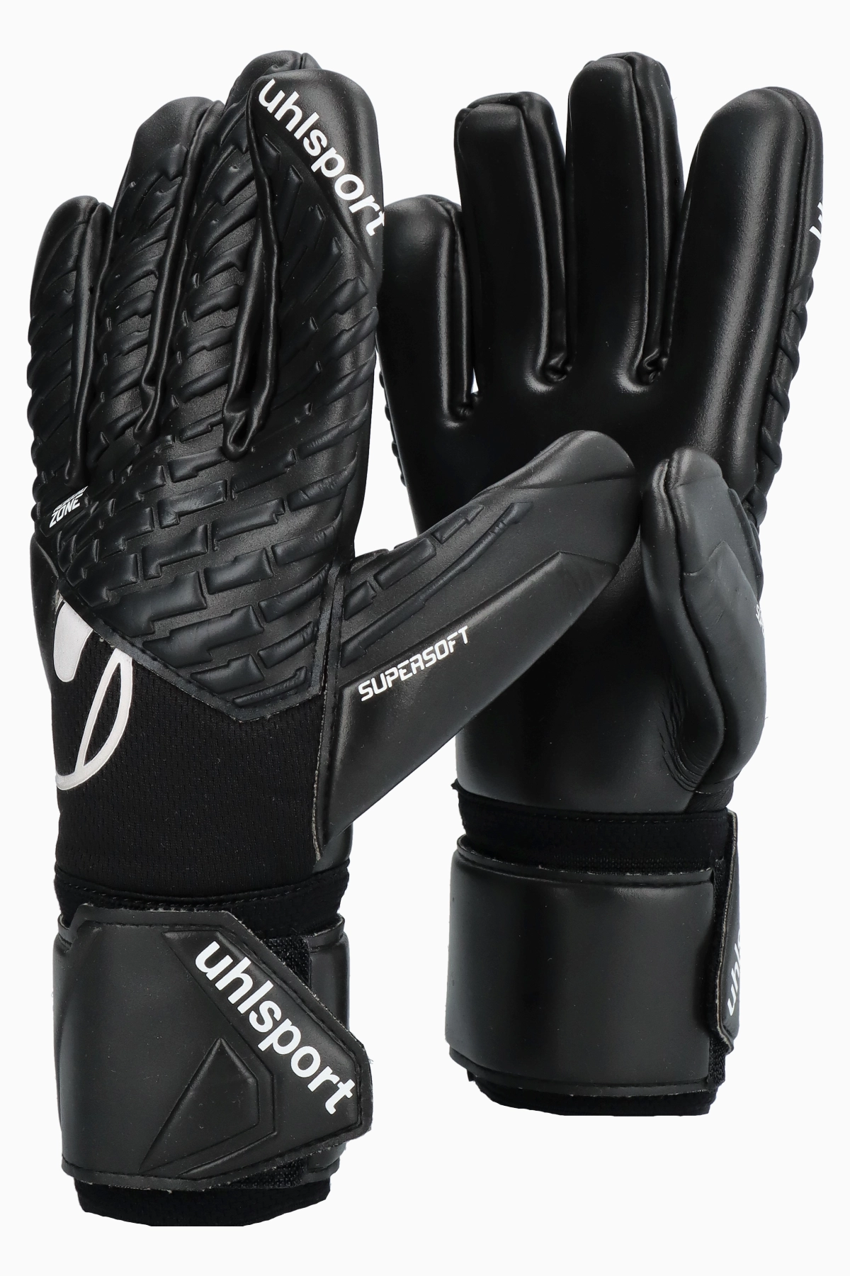 Rękawice Uhlsport Cybertec Supersoft HN - Czarny