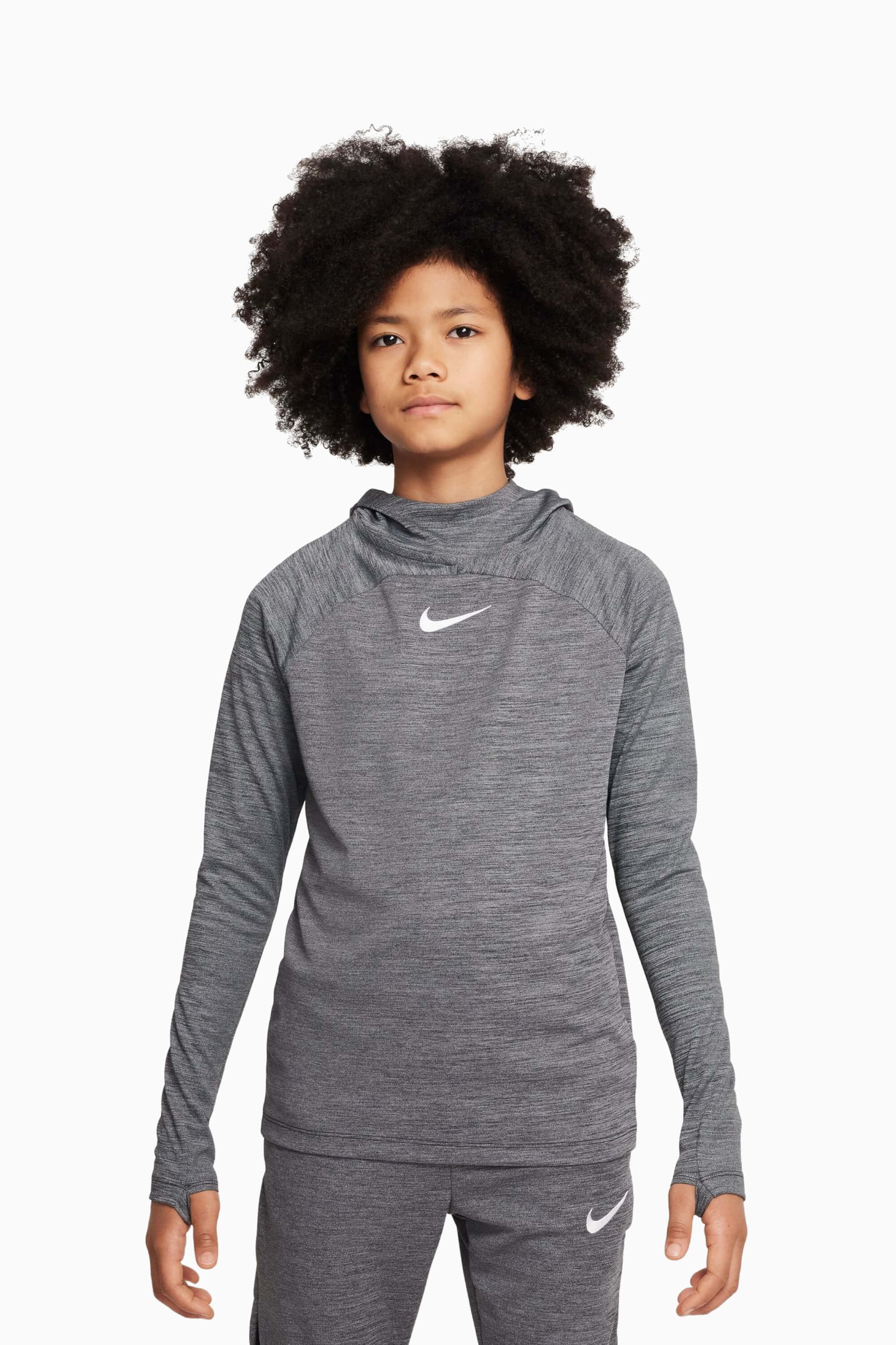Bluza z kapturem Nike Dri-FIT Academy Junior - Szary