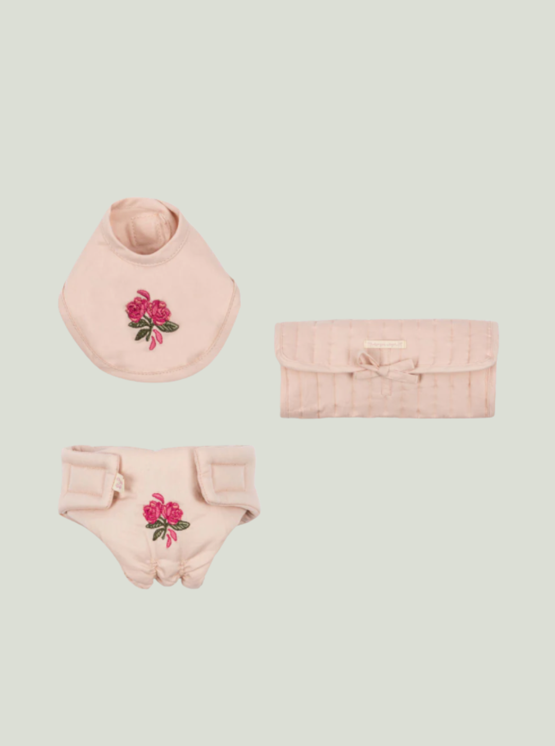 Zestaw ubranek DOLL NURSERY SET CAMEO ROSE Konges Sløjd