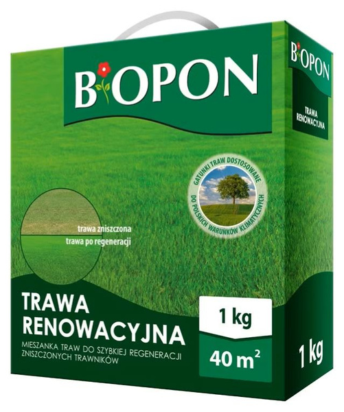 Nasiona traw Renowacyjna 1kg BIOPON