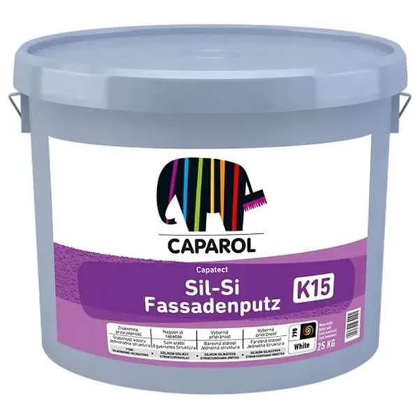 Tynk silikonowo-silikatowy Fassadenputz Sil-Si 25kg Caparol Muskat18