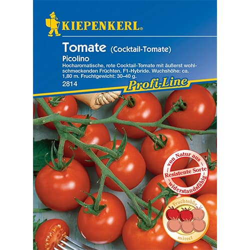 1 szt, Cocktailtomate Picolino - Samen: Ilość w opakowaniu: 1 Stück