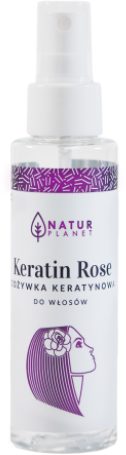 Natur planet keratin rose - odżywka keratynowa do włosów naturplanet, 100 ml