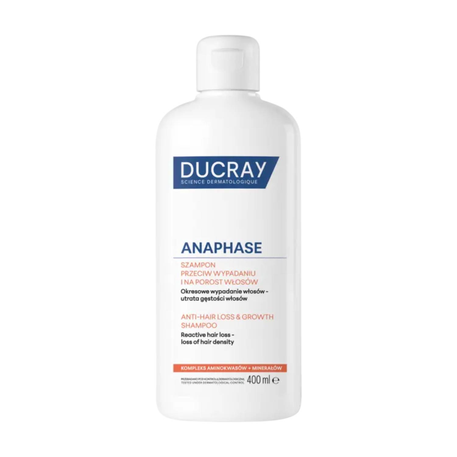 Ducray anaphase - szampon przeciw wypadaniu i na porost włosów, 400 ml