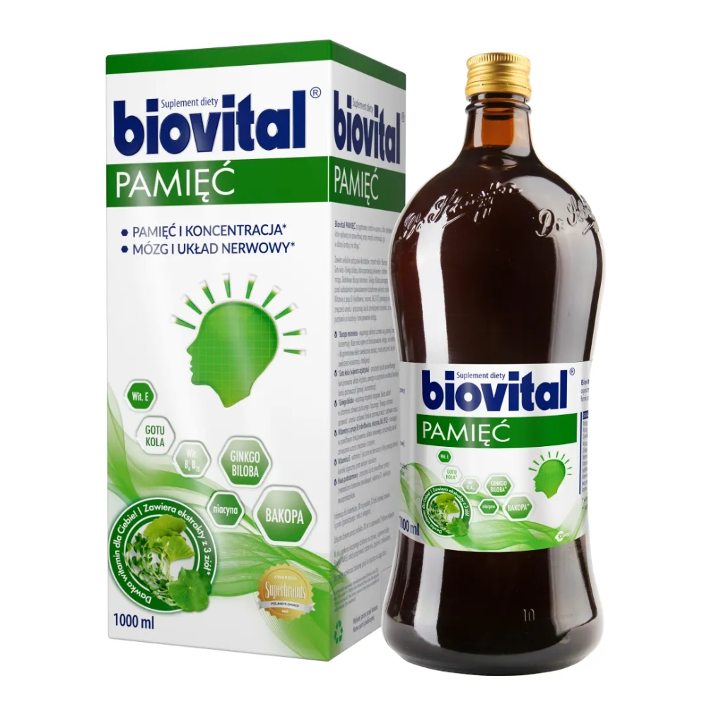 Biovital pamięć, 1000 ml