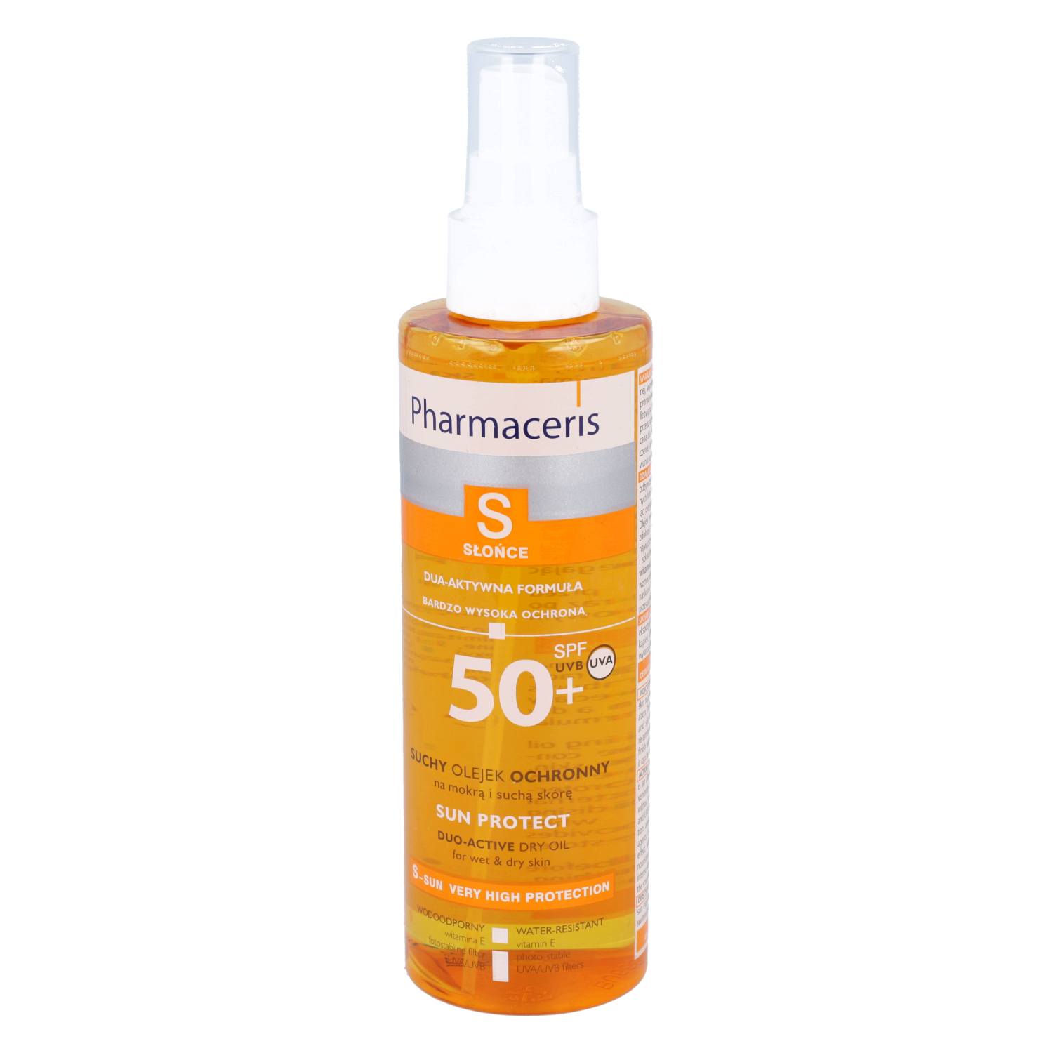 Pharmaceris s sun protect - suchy ochronny olejek do ciała, spf50+, 200 ml