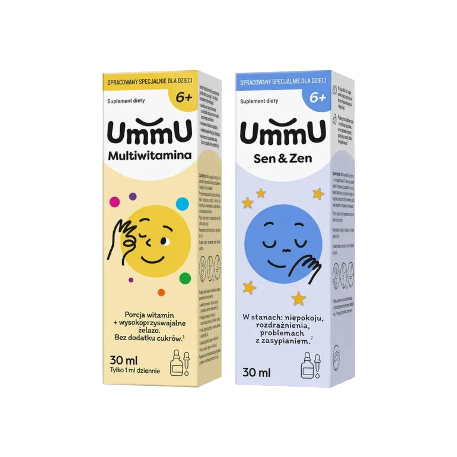 Zestaw: ummu sen zen 6+, 30 ml + ummu multiwitamina 6+, 30 ml