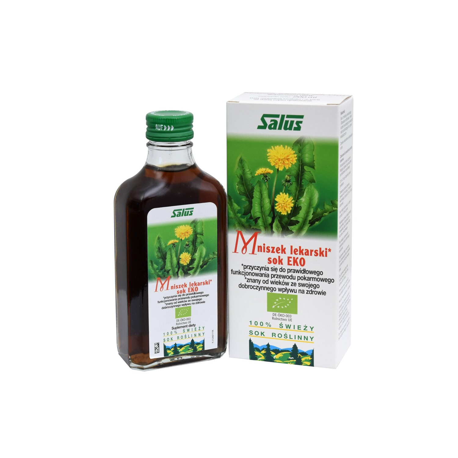 Salus - mniszek lekarski, wspiera wątrobę i wspomaga trawienie, 200 ml