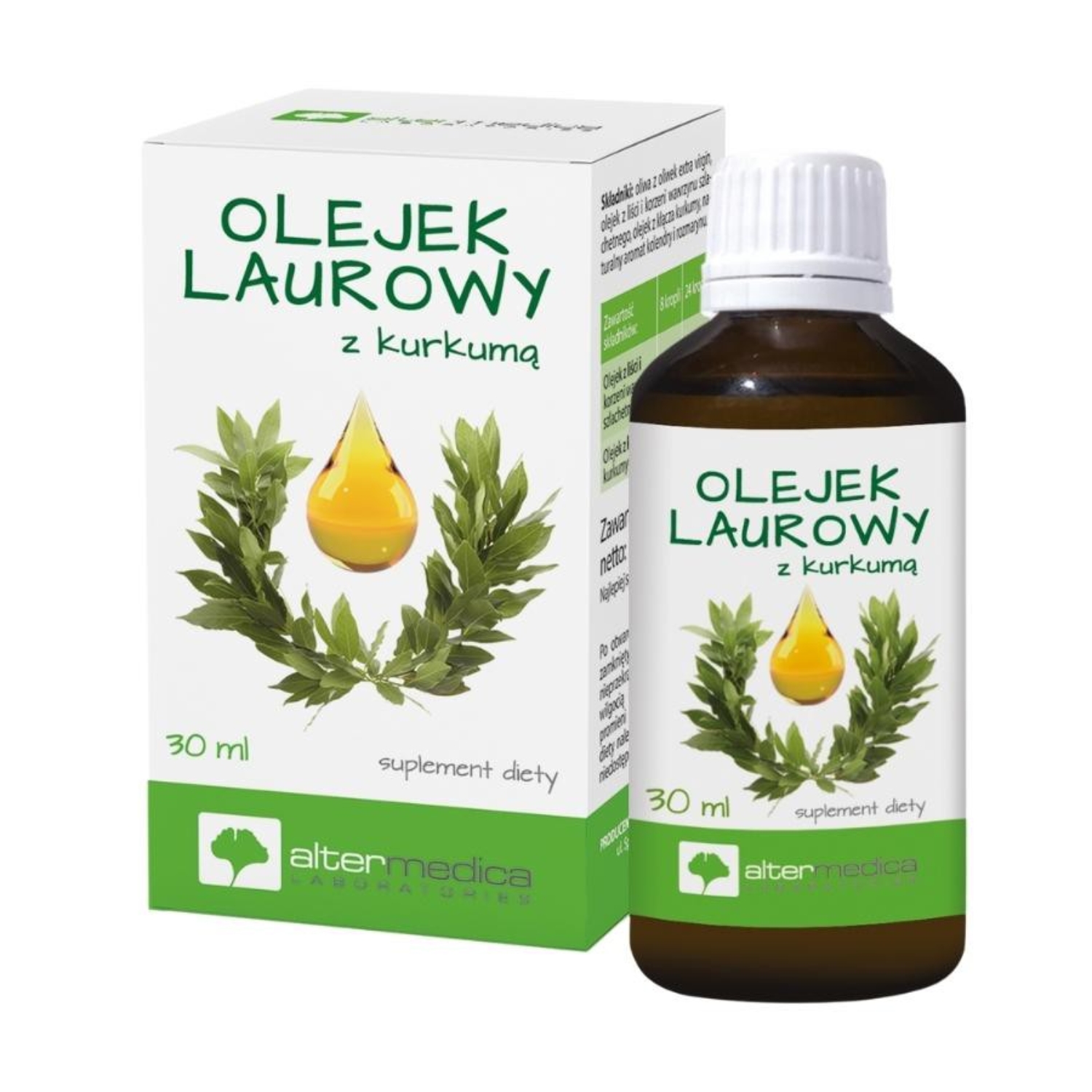 Alter medica - olejek laurowy z kurkumą, 30 ml