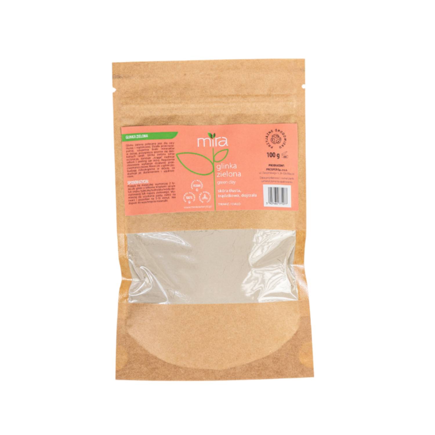 Mira - glinka zielona, 100 g