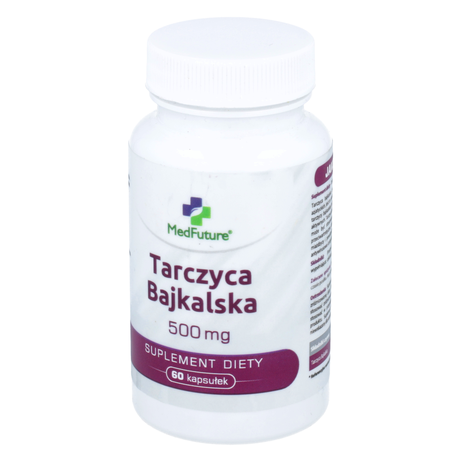 Medfuture tarczyca bajkalska 500 mg, 60 kapsułek