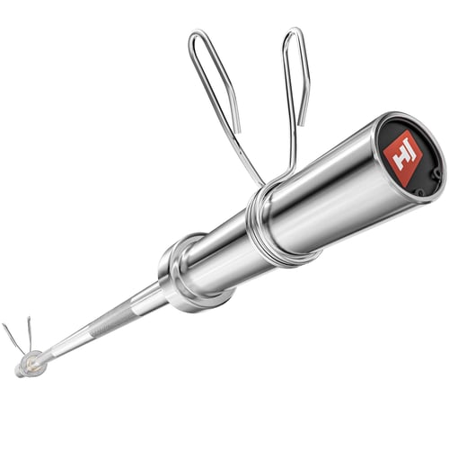 Olympia-Langhantelstange 165 cm / 50 mm mit Federverschlüssen