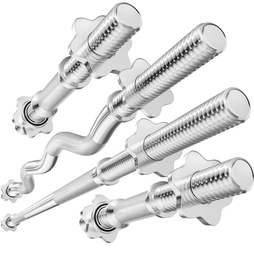 Hantelstangenset Langhantel, SZ-Curlstange und Kurzhantelstangen