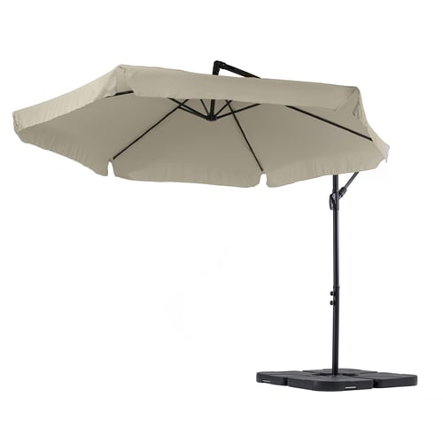 Slnečník Empoli so základňou - béžový