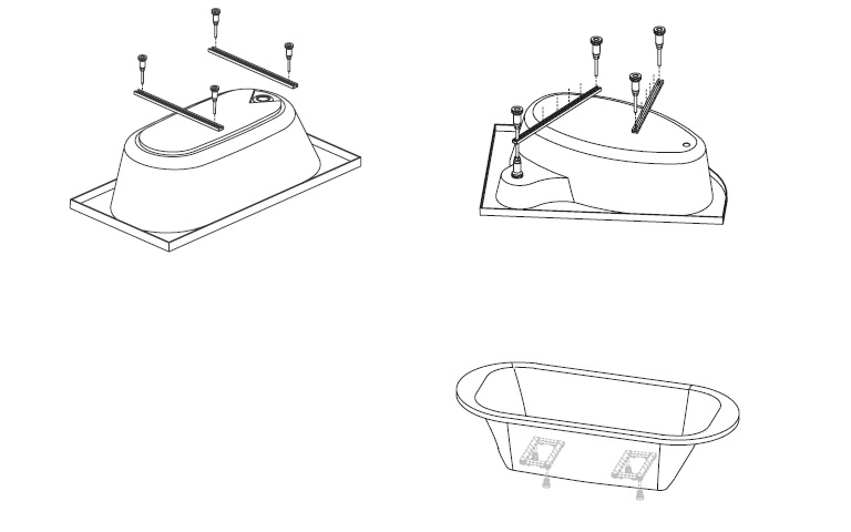 Sanplast stelaż do wanny 194-STW-001 - Wysyłka w 24h