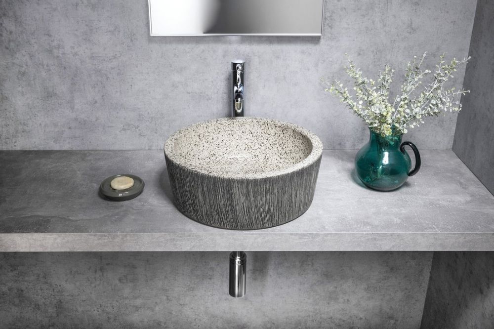 Sapho Priori umywalka 41 cm nablatowa beżowy PI035