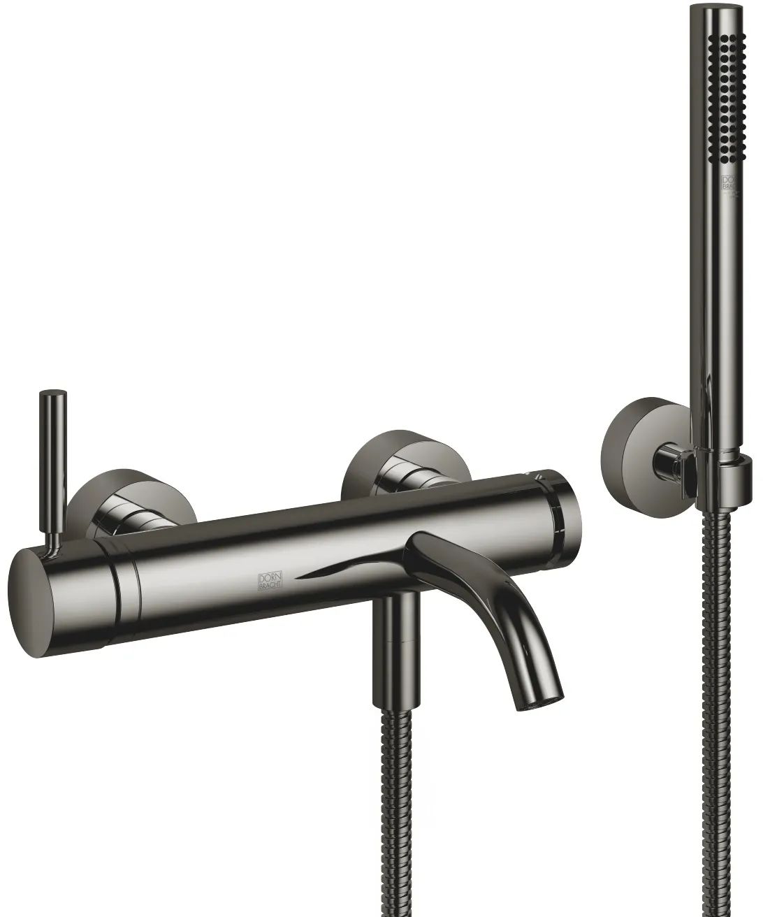 Dornbracht Meta bateria wannowo-prysznicowa ścienna ciemny chrom 33233660-19