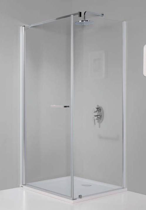 Sanplast Prestige III KNDJ/PRIII-70x90-S sbW0 kabina prysznicowa 70x90 cm prostokątna srebrny błyszczący/szkło przezroczyste ...