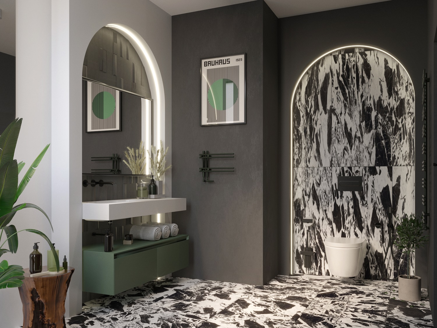 Elita Dimple umywalka 121x46 cm prostokątna ścienna white matt RE041201025290