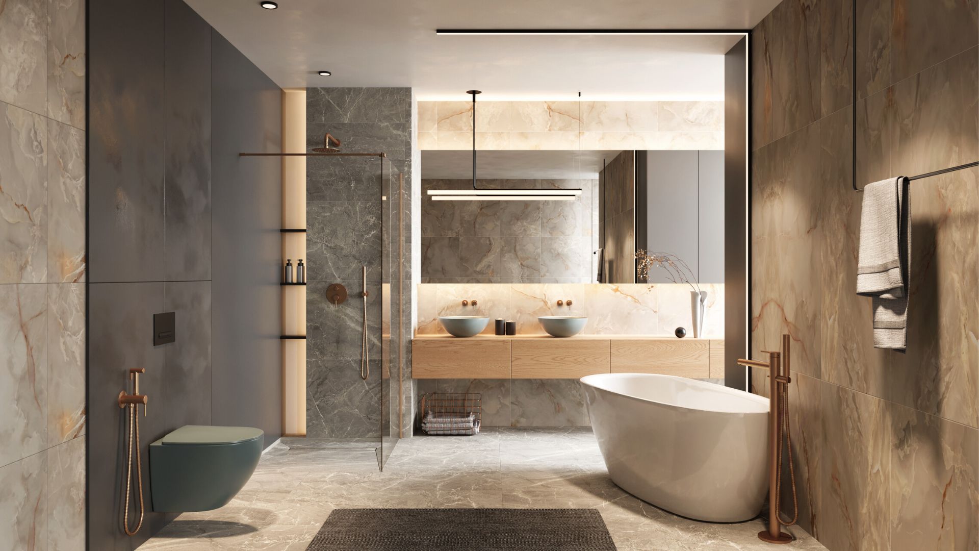 Excellent Luqa deska sedesowa wolnoopadająca mint blue mat CEAC.6405.480.MBM