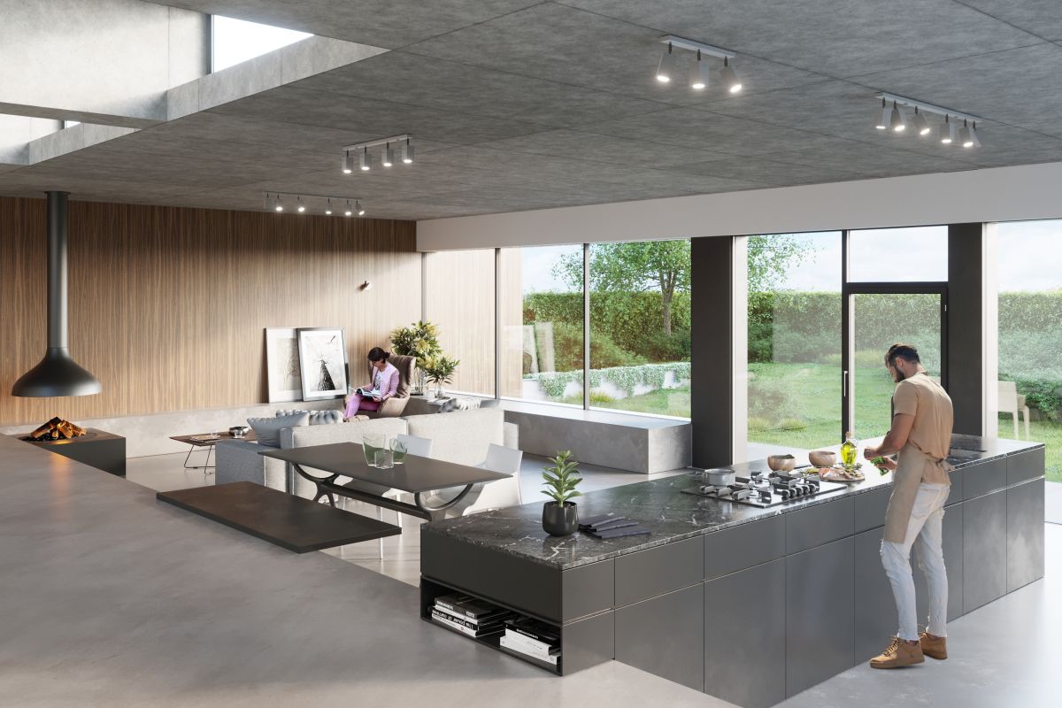 Sollux Lighting Merida 1 kinkiet 1x40W szary SL.0455