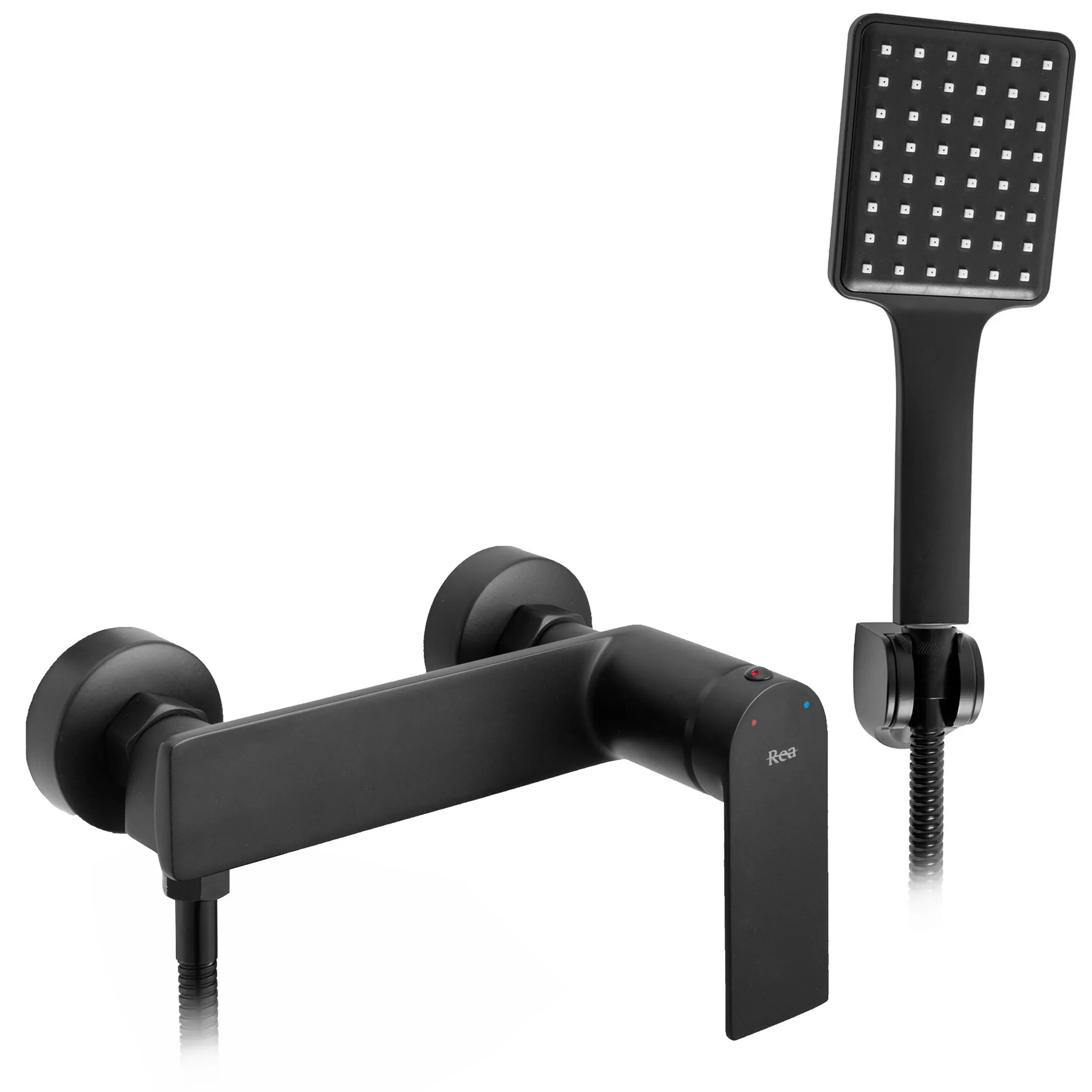 Rea Storm bateria prysznicowa ścienna czarna REA-B8033