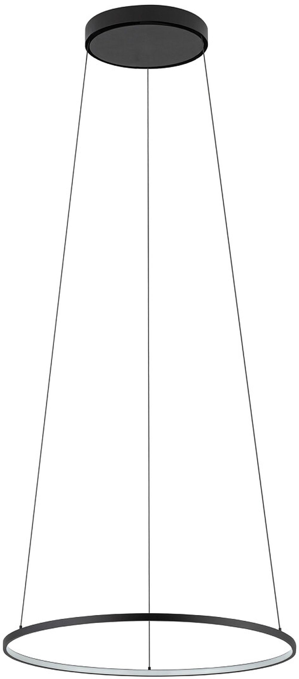 Nowodvorski Lighting Circolo Led lampa wisząca 1x18W czarny mat 10813