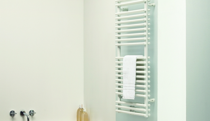 Purmo Apia grzejnik łazienkowy 113,4x50 cm podłączenie dolne biały F3VE011005000000