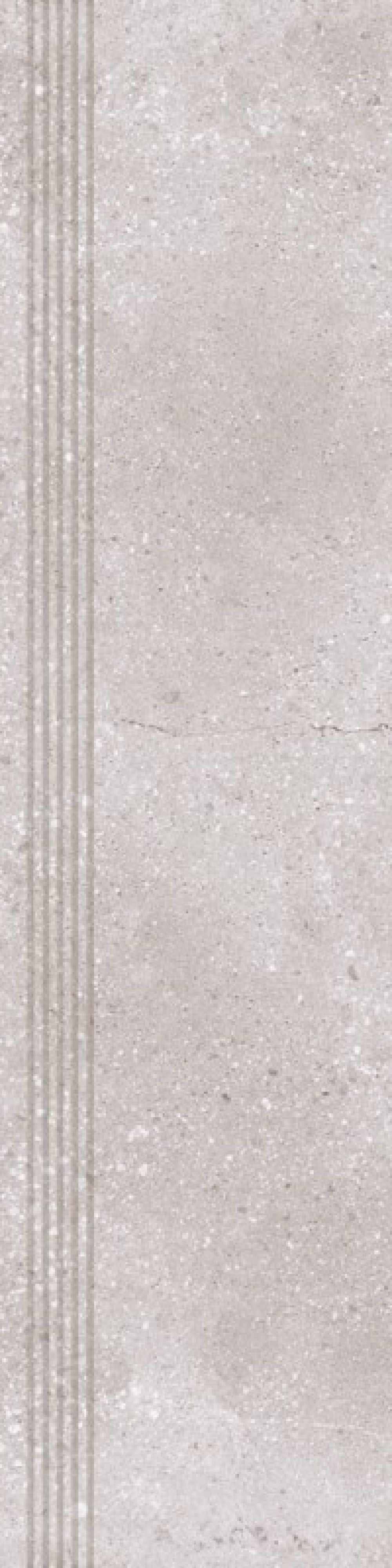 Nowa Gala Geotec stopnica 119,7x29,7 cm szara