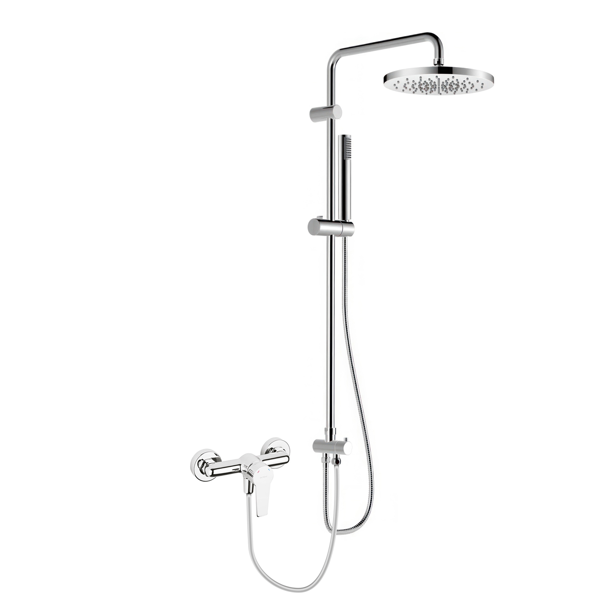 Oltens Jog zestaw prysznicowy z baterią prysznicową ścienną chrom 36052100 - Wysyłka w 24h