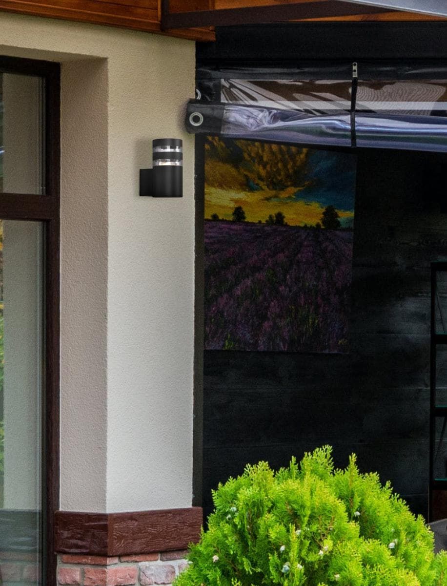 Kaja Solin kinkiet zewnętrzny 1x40 W czarny K-8205