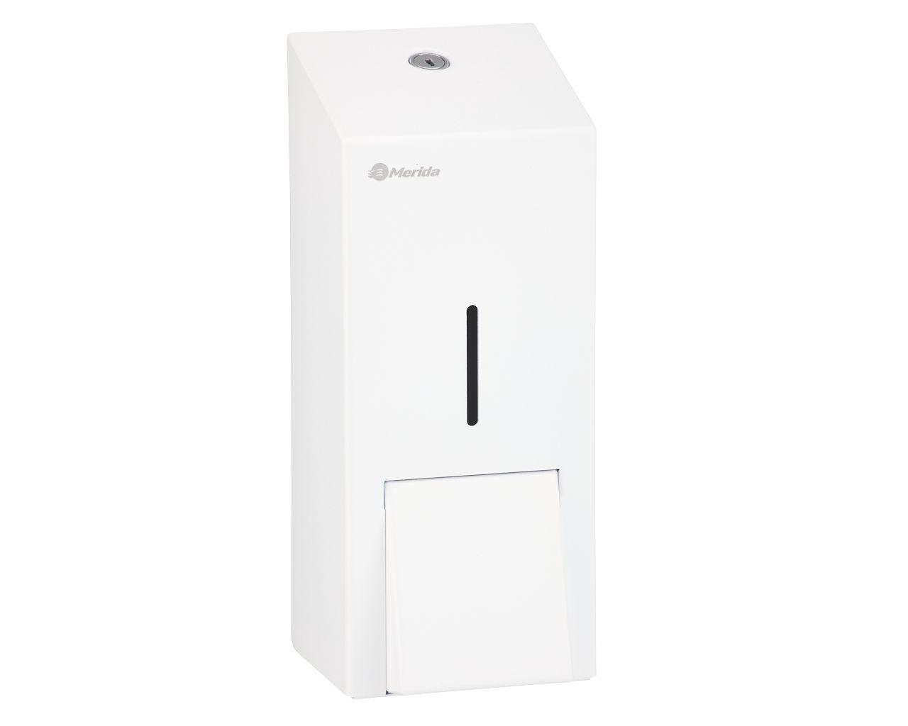 Merida Stella White Line dozownik do mydła 700 g na jednorazowe wkłady biały mat DSB207