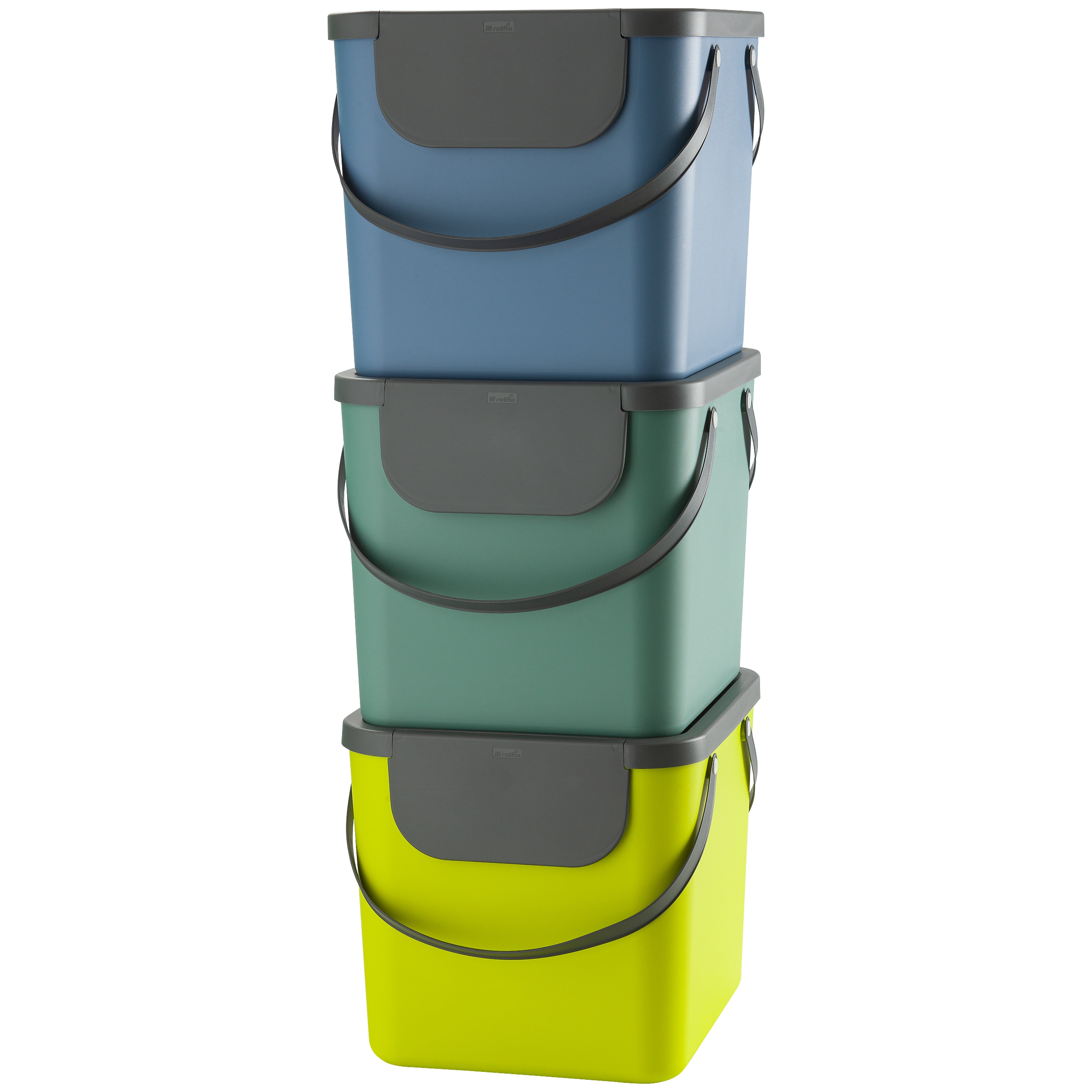 Rotho Albula sortownik na odpady 40 l Horizon Blue niebieski 1034406161 - Wysyłka w 24h