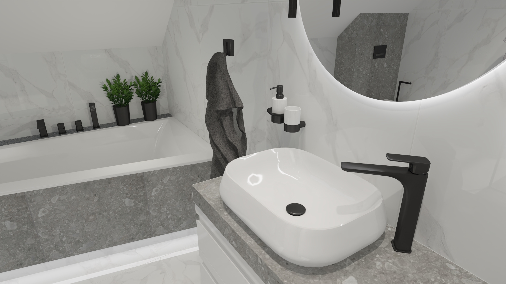 LaVita Pastel umywalka 52,5x38,5 cm nablatowa biały połysk