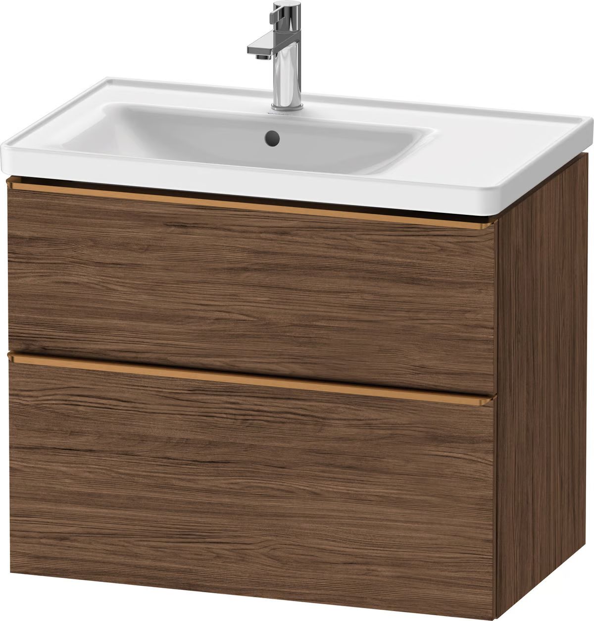 Duravit D-Neo szafka 78,4x45,2x62,5 cm podumywalkowa wisząca orzech DE4357004210000