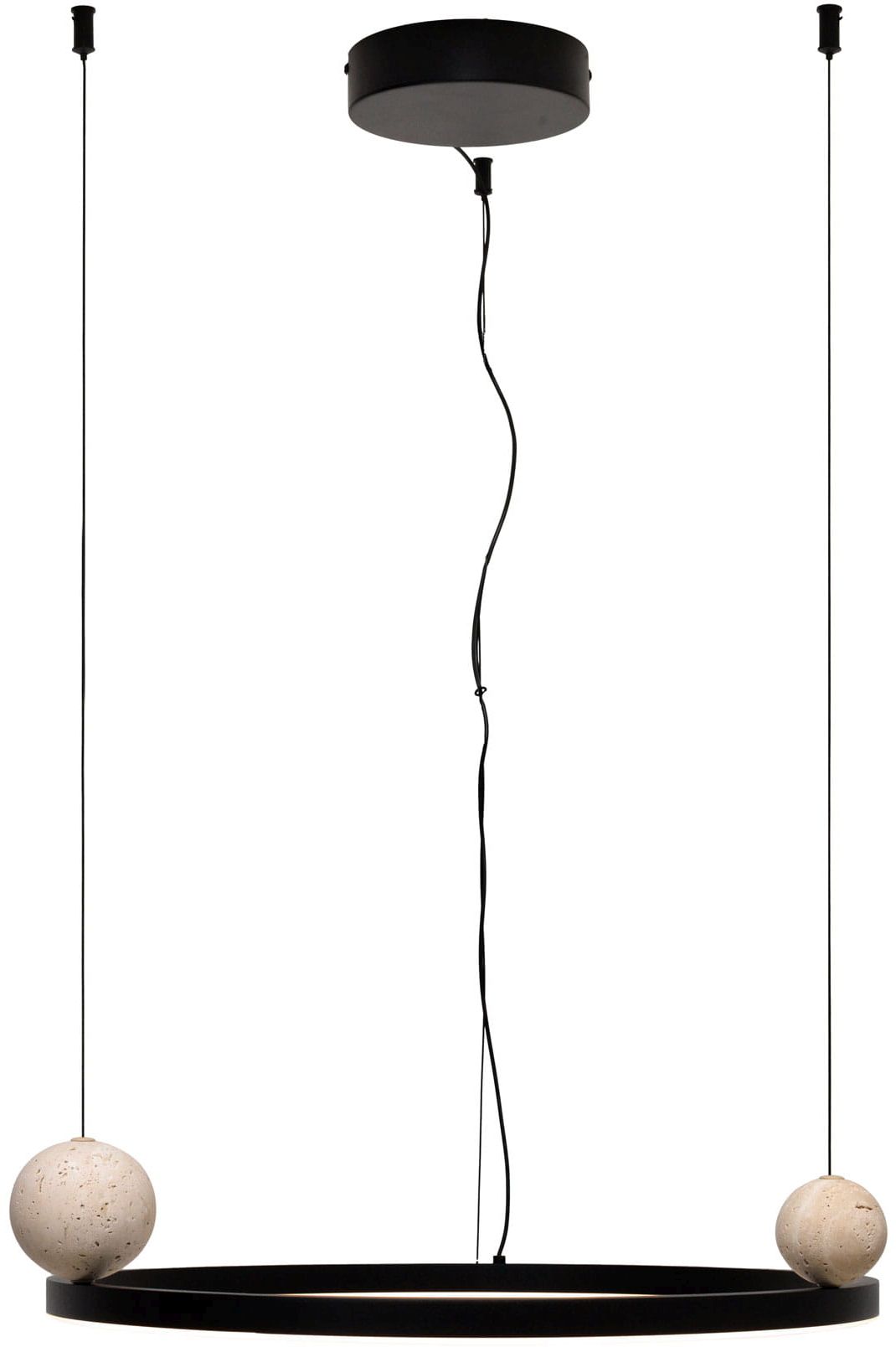 MaxLight Solaris lampa wisząca 1x35 W czarna P0613