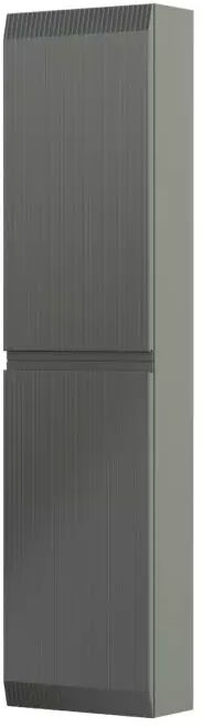 Oristo Brylant szafka 40x17x160 cm boczna wisząca oliwkowa OR36-SB2D-40-17R