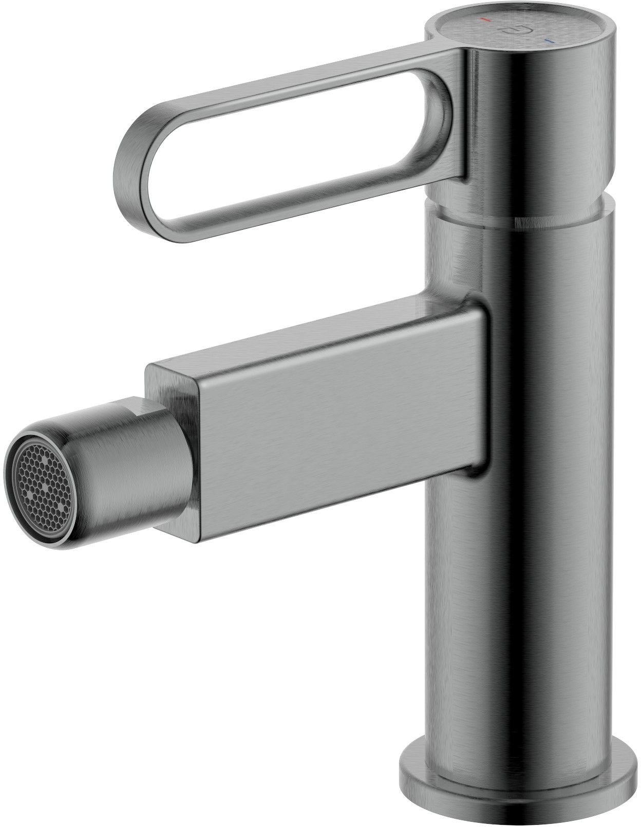 FDesign Zaffiro bateria bidetowa stojąca gun metal FD1-ZFR-6-04