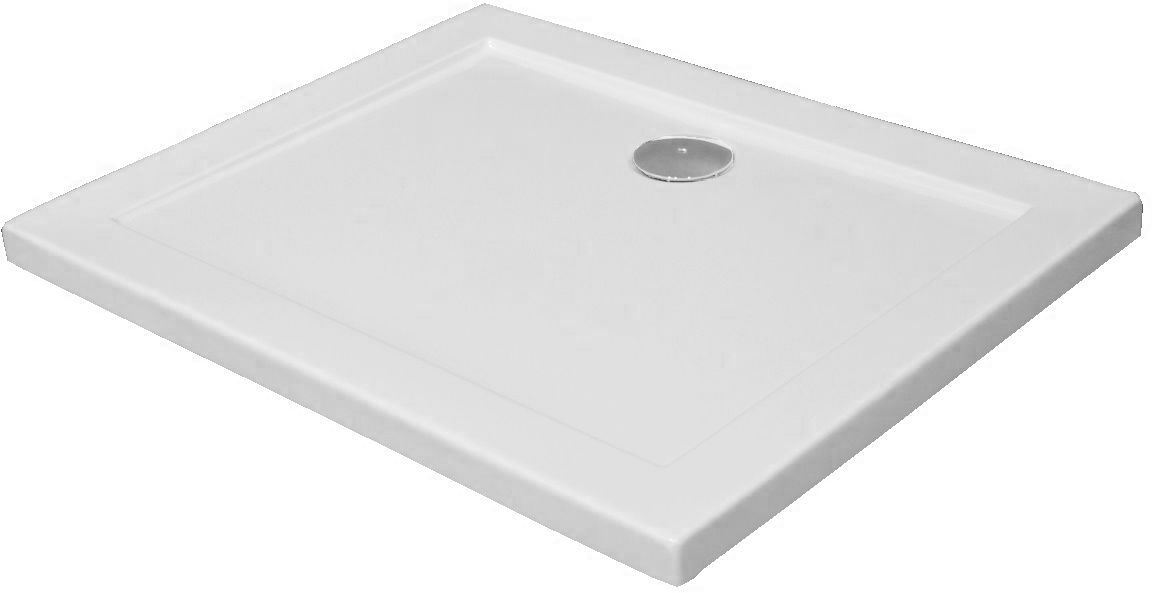 Sea-Horse brodzik 120x80 cm prostokątny biały BKB307