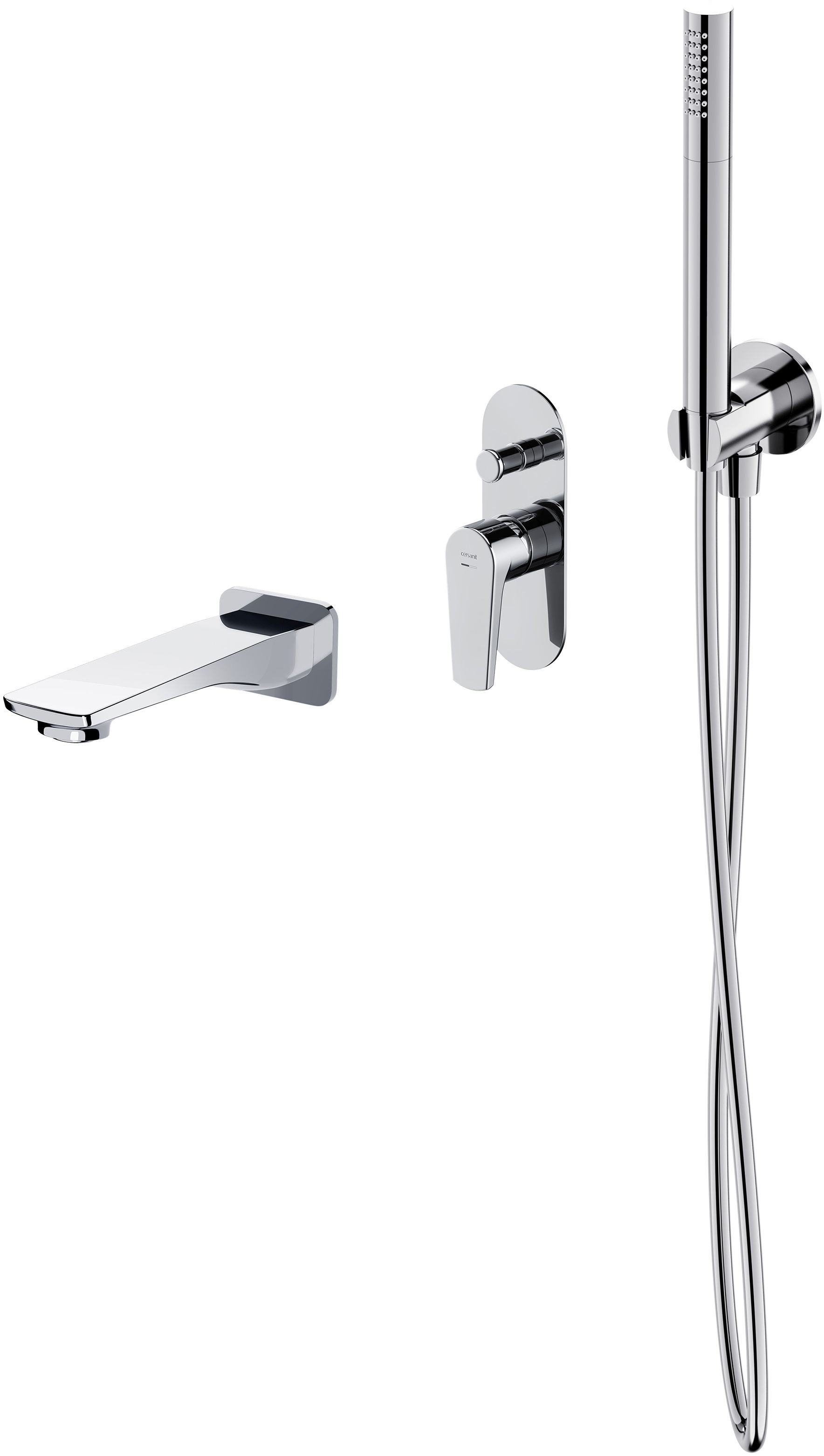 Cersanit Moduo zestaw wannowo-prysznicowy podtynkowy chrom S952-040