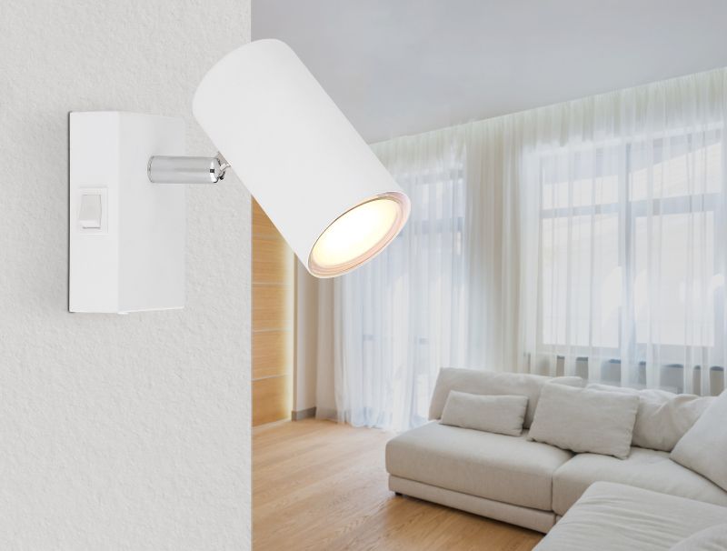 Globo Lighting Robby kinkiet 1x25W biały 579111W