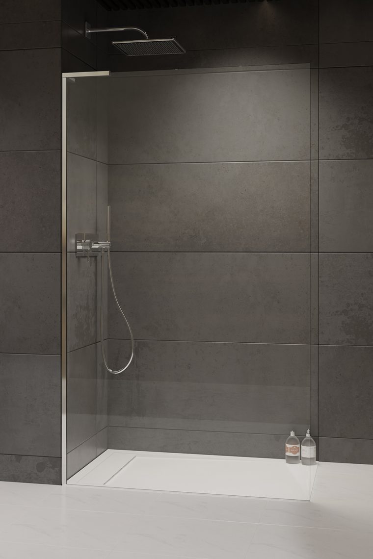 Radaway Modo SL II ścianka prysznicowa walk-in 70 cm chrom połysk/szkło przezroczyste 10319074-01-01L - Wysyłka w 24h