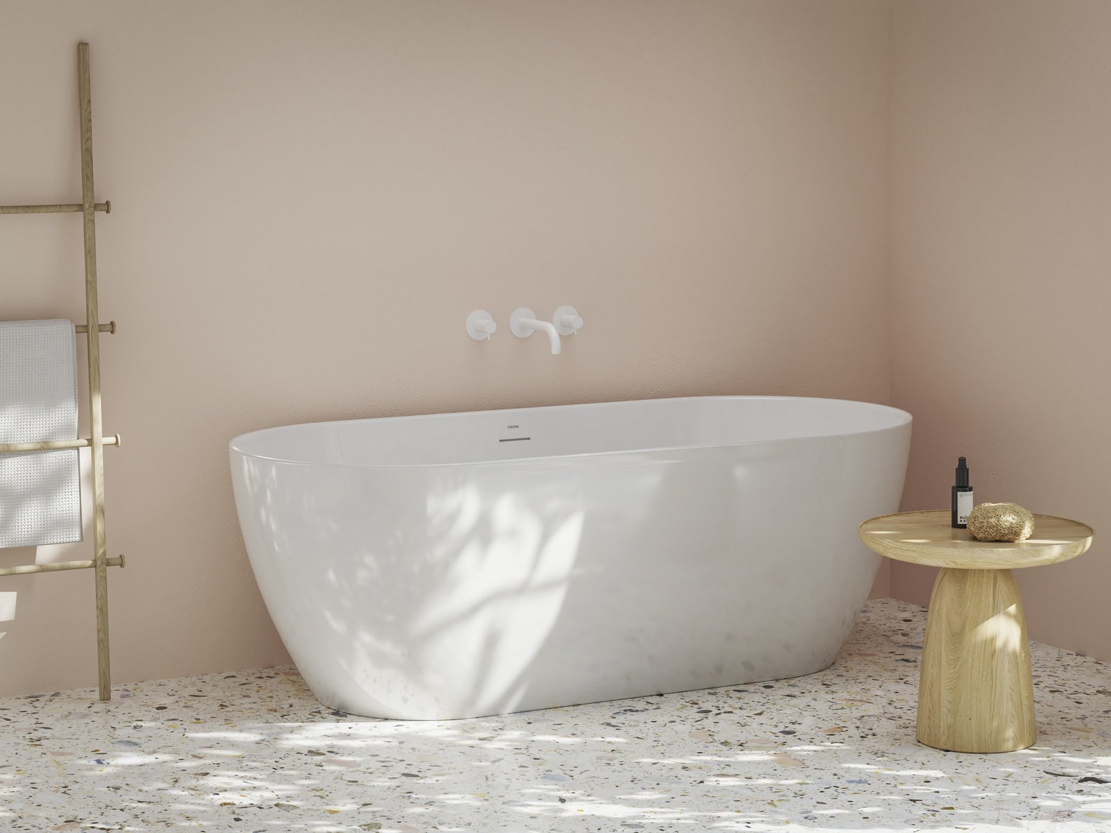 Ravak Freedom O Tec wanna wolnostojąca 170x77 cm owalna biały/chrom CC61000000