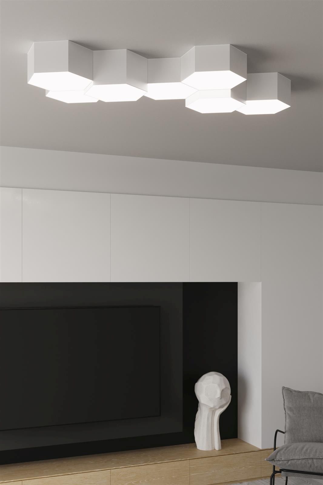 Sollux Lighting Sunde plafon 2x60W biały SL.1058