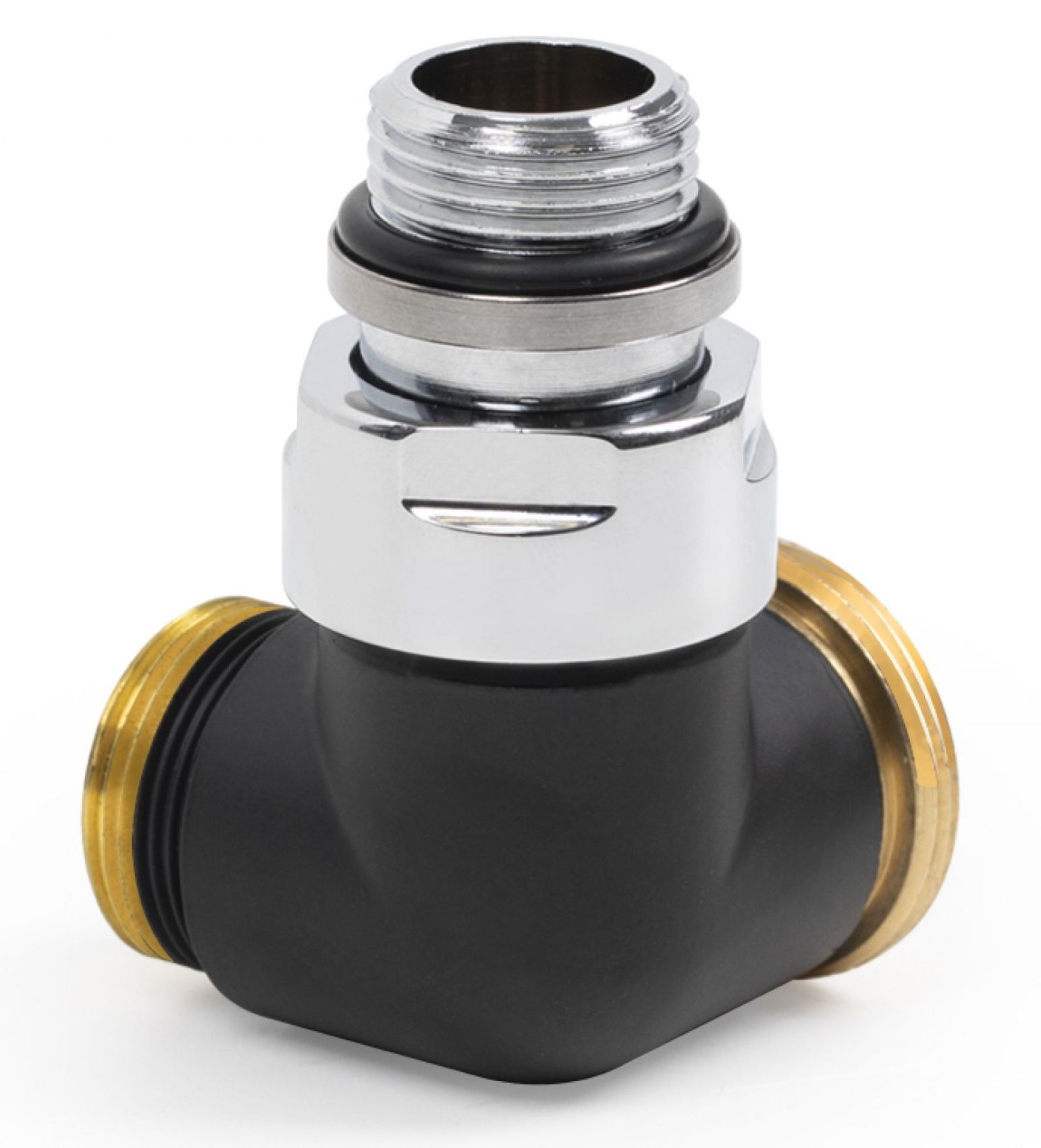 Terma zawór trójosiowy termostatyczny czarny TGZTCM003