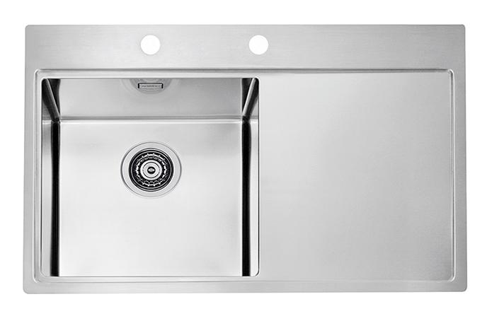 Alveus Pure 40L zlewozmywak stalowy 79x52,5 cm stal 1149514