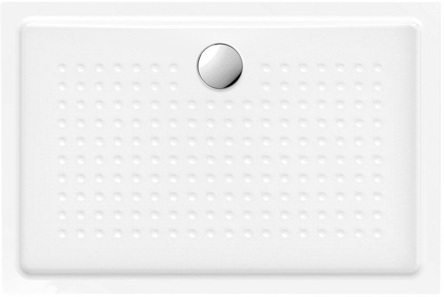 GSI Extra Flat brodzik 120x80 cm prostokątny ceramiczny biały 439811