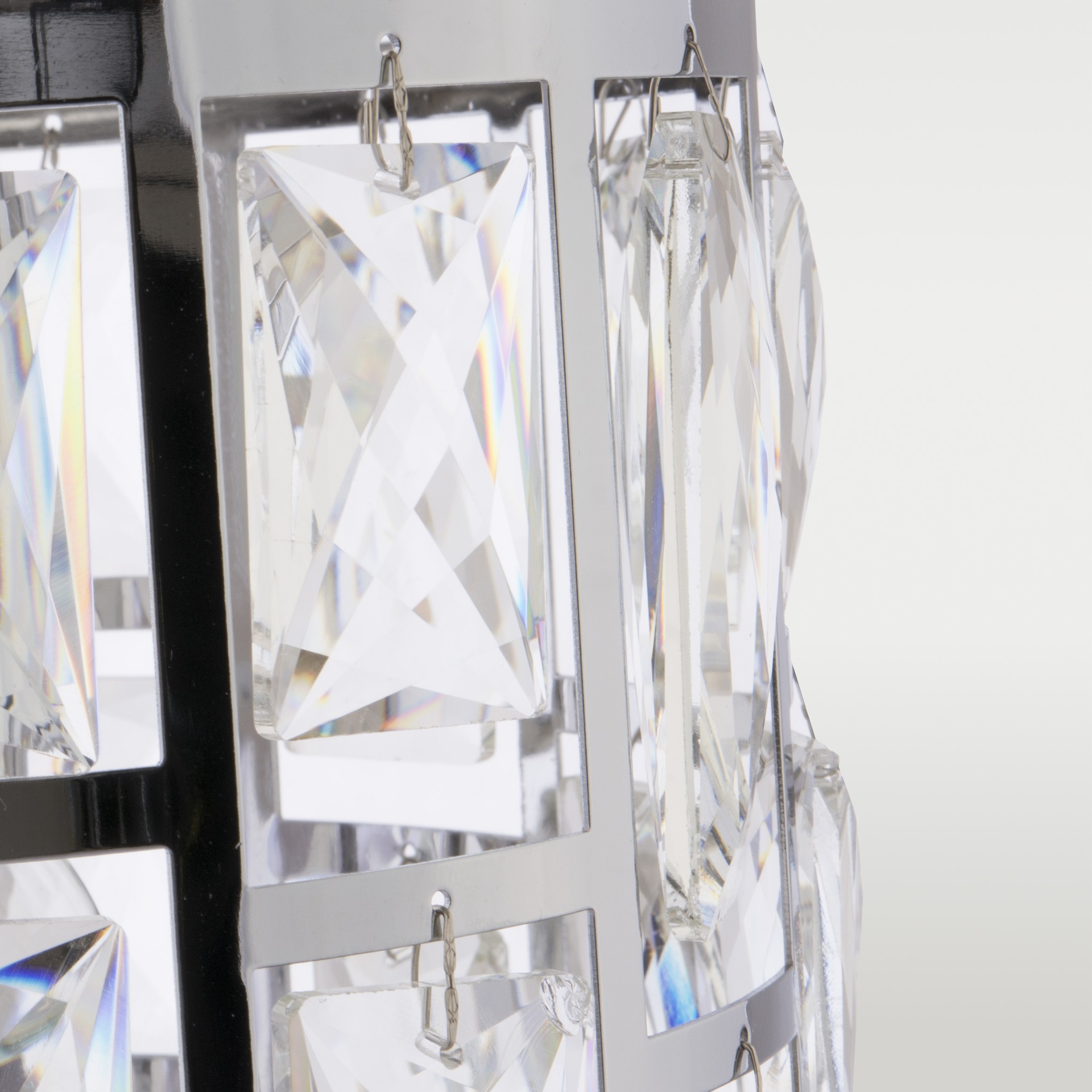 CosmoLight Kyiv II kinkiet 2x40W chrom/kryształ W02872CH