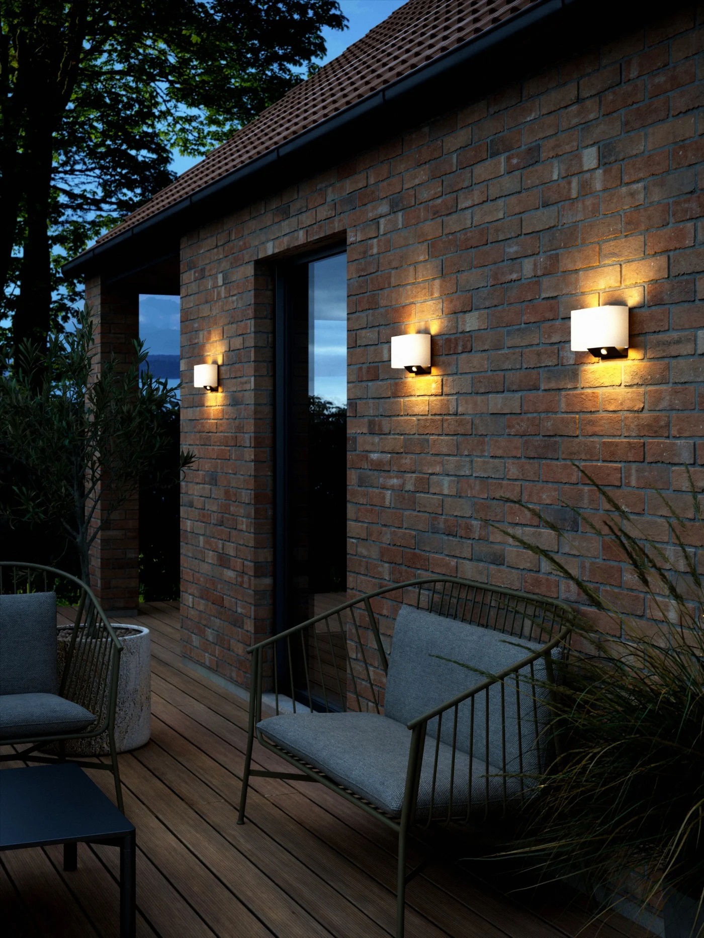 Nordlux Piola kinkiet zewnętrzny 1x5 W biały 2418051001